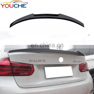 ABS material rear boot spoiler for BMW 3 series F30 & M3 F80 4 door sedan 2012-2018 M4 style trunk spoiler