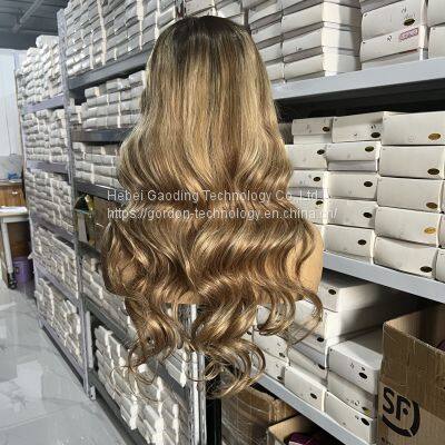 Wholesaler of 6Y14 13x6 Luxury Highlight Human Hair Lace Wig photo-4
