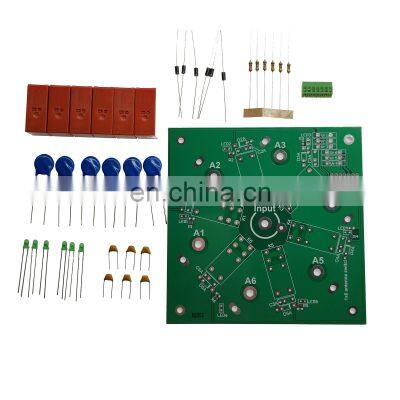 6-way DIY Kit 6:1 SO-239 1.8MHz--60MHz Coax Remote Antenna Switch Board