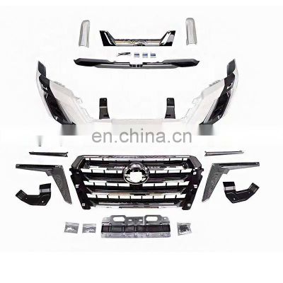 Factory outlet body kit with front bumper assembly grille spoiler for Toyota Land cruiser LC200 2008-2020 upgrade to LIMGENE