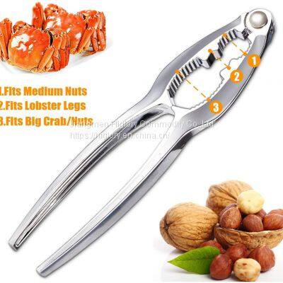 Wholesale Seafood Tools Zinc Alloy Manual Nutcrackers Lobster Claw Cracker Sea Food Clam Cracker photo-5