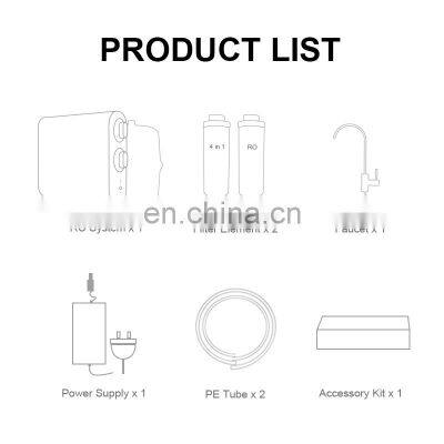 China Home Best Фильтр для воды 100 GPD Очиститель RO Системы обратного осмоса photo-4