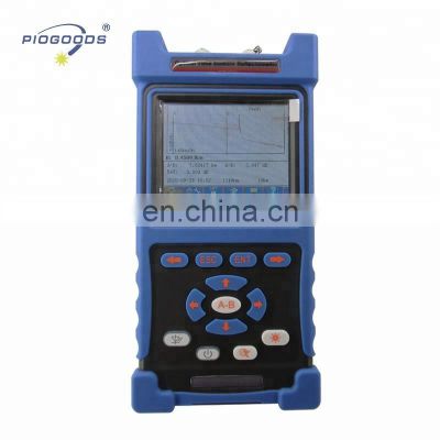 Free shipping smart OTDR precio test optic fiber built in VFL colorful touch operate screen PG-1200B