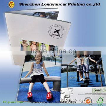 hot sell low cost children dress advertising catalogue printing china manufacture