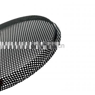 SUS 304 Perforated Metal Mesh For Speaker Grille With Black Color