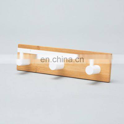 Popular Hot Selling ODM Painting Wooden Wall Hooks Adhesive Hanger Hook Rack photo-5