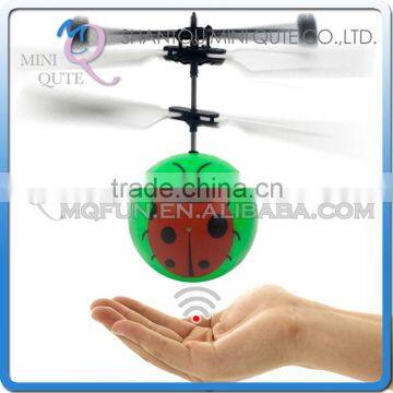 Mini Qute RC remote control flying Helicopter kawaii Anime Ladybugs cartoon model plastic doll kids Electronic toys NO.XH608-4