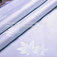 Maple leaf pattern polyester polypropylene fabricp