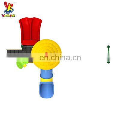 Classic Themes Amusement Park Games Rides Kids Games Play Outdoor Plastic Slide Playground Equipment With Swings Playsets photo-3