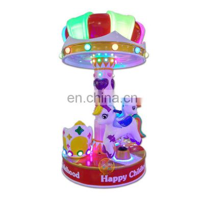 Children outdoor amusement park carousel merry go round for kids merry go round