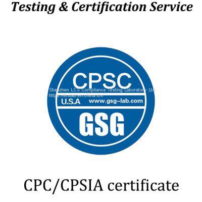 CPC Certification Childs Products Certificate