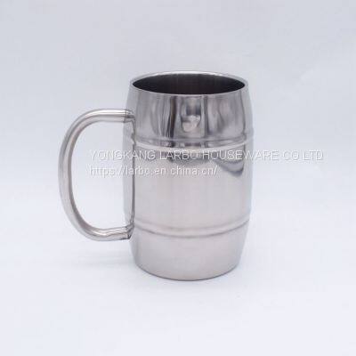 1000ml Stainless Steel Large Beer Mug With Handle Double Wall Insulation Wholesale Price China Manufacturer photo-5