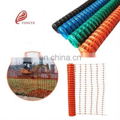 high quality cheap price 1X50M hdpe net orange safety barrier mesh for construction fence