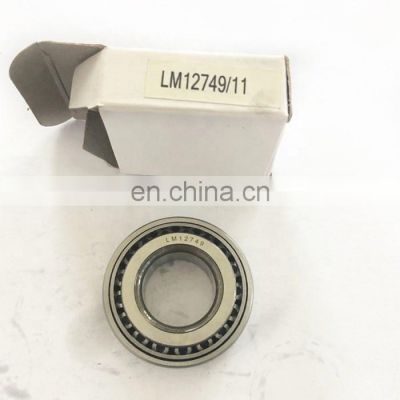 factory price taper roller bearing lm12749/11