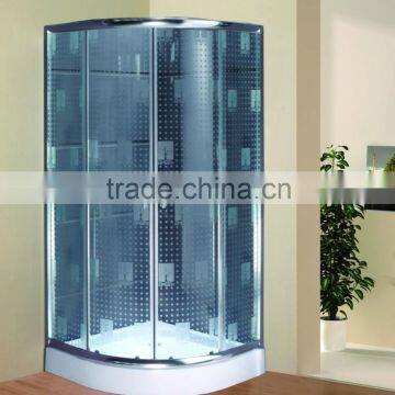 Made in China cheapest shower room 6mm frosting glass shower enclosure