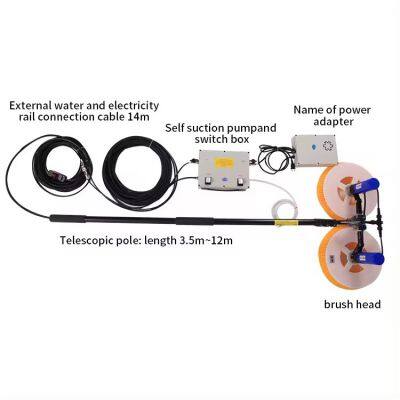 Automatic Solar Panel Cleaning Brush Clean Machine Power Roller Brush Solar Panel Cleaning For Photovoltaic Station photo-3