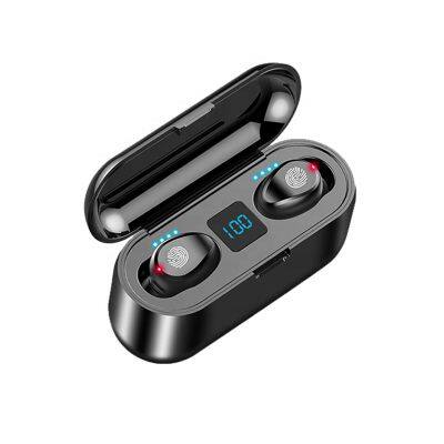 Bluetooth V5.0 True 9D Stereo Waterproof Gaming Sport Earphone Digital Display Headphones Headsets Mini Wireless Earbuds