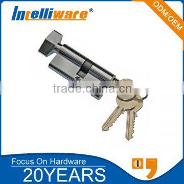 Oval types soild brass front doors lock cylinder