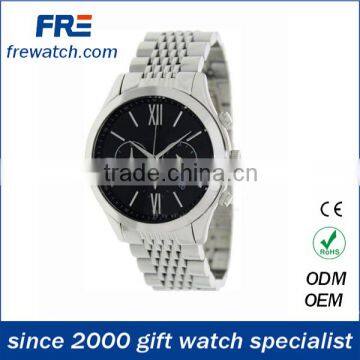 exquisite metal unisex wrist watch with three button multi dial fashion wrist watch