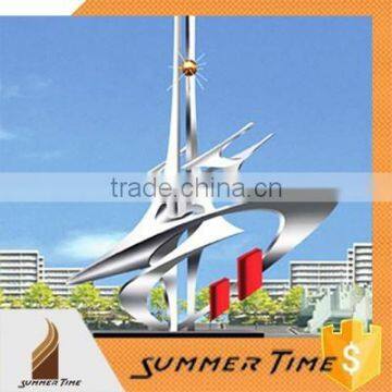 City decorative anysize stainless steel sculpture