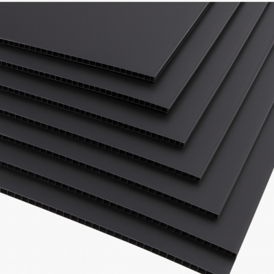 Panneaux ondulés en polypropylène antistatiques – Feuilles de plastique 4x8 personnalisées sans risque de décharge électrostatique