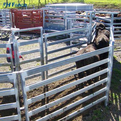 Heißtauchverzinkte, pulverlackierte eiserne Vieh- und Pferdekorralpaneele für landwirtschaftliche Zäune