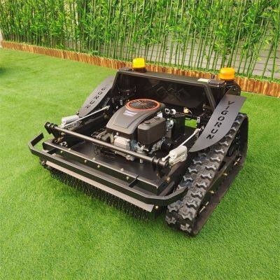Industrial 4-Stroke Gasoline Engine Electric Traction Motor Zero Turn Cordless Robotic Rubber Track Lawn Mower for Hills