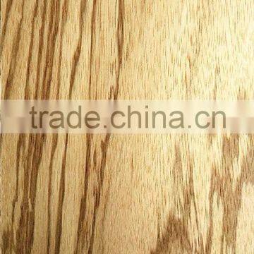 New Item natural zebrano wood veneer for furniture 0.5mm 1mm decorative thin plywood sheets