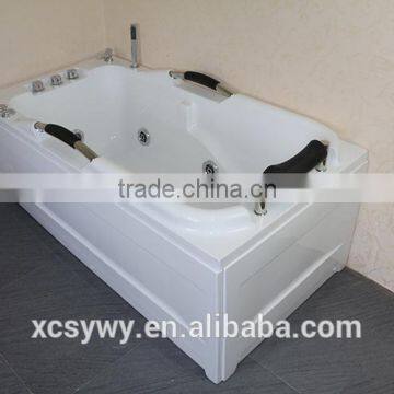 bathtub with bath headrest, whirlpool fridge, solar water pump