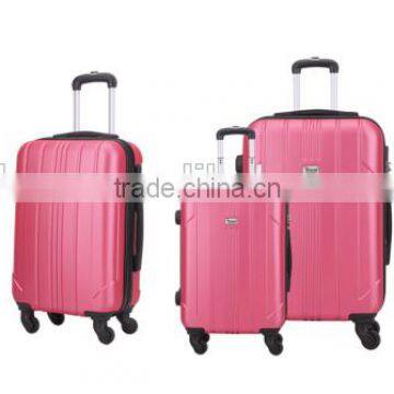 new design popular ABS luggage set fashion luggage trolley set carry on luggage