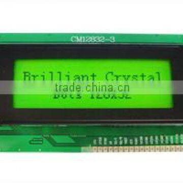 128X32 industrial grade alphanumeric lcd module with led backlit