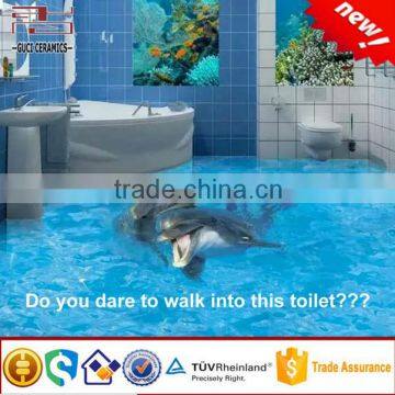 3d Flooring for Porcelain Bathroom Tile 3d Ceramic Floor Tile photo-2