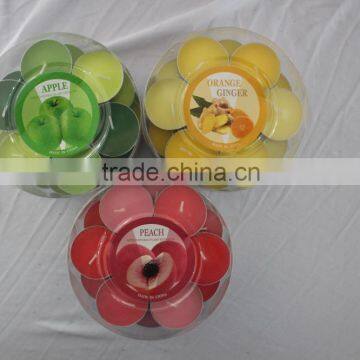 Fruit tealight candle with fruit scent