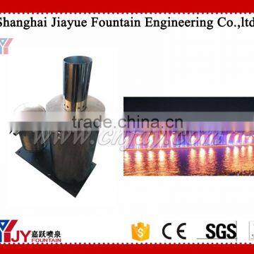 Water and fire fountain nozzle