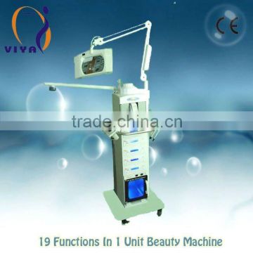 VY-1608A 19 in 1 multifunctional beauty equipment salon machine with rf diamond magnifier