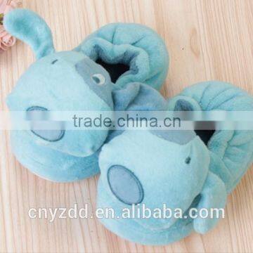 plush animal slippers /stuffed plush head shoes