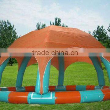 inflatable pool with cover / inflatable pool with dome roof