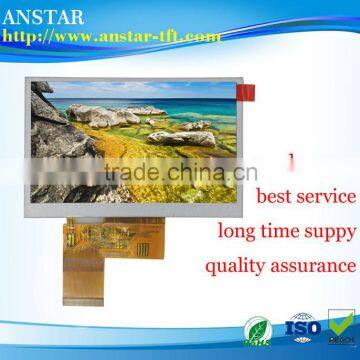2016 hot sale 4.3 inch 480*272 TFT panel LCD