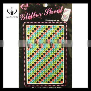 bead crystal diamond acrylic fridge magnet sticker