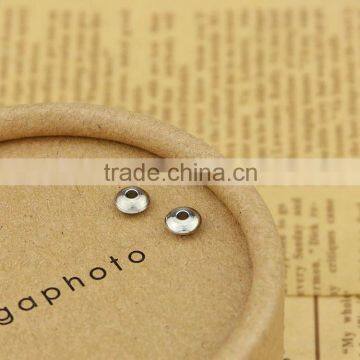 S624 one bag MOQ stainless steel jewelry findings stainless steel bead