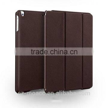 Genuine leather flip case for apple iPad air 2