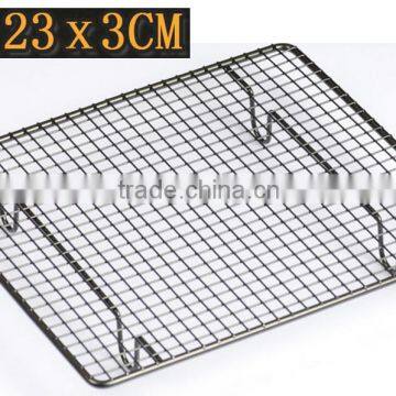 AN188 ANPHY Small Cooler Metal Net Rack SGS Thickened Cake Display Food Holder Shelf Stand 26*23cm 320g Biscuit Cooling Rack
