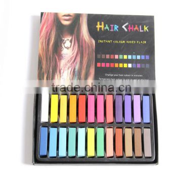 New Arrival Discount Hair Chalk Piece 24Color Pack Hair Chalks