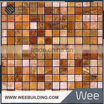 Rainforest Brown Stone Mosaic Wall Tile Hall Decoration Material