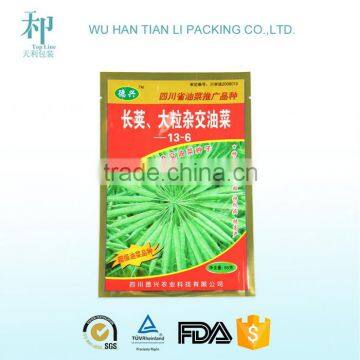 hot sale biodegradable laminating heat seal seed packaging bags