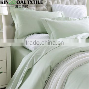 100% Bamboo Fiber Luxury green color Bedding Queen size duvet cover