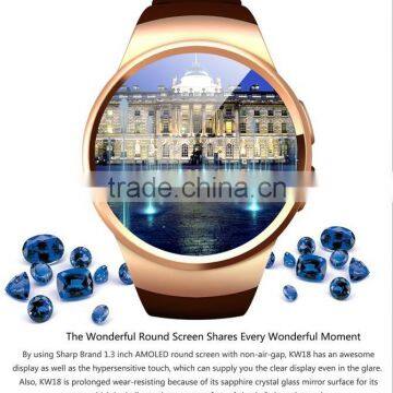 2016 Low Price Fashion Bluetooth KW18 Smart Watch Sport Wrist Watch Full Compatible With Android&IOS photo-4