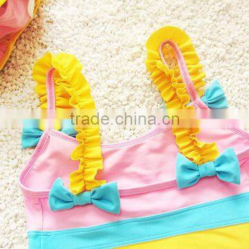 2016 New Design Kid Swimming Suit for One Piece Girl Swimwear Whoelsale Kid Bathing Suit (S025) photo-4