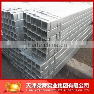 Building material hot dipped galvanized steel tubes , hot dip galvanized pipe exporter