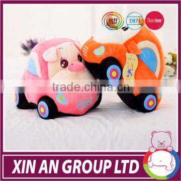 OEM promotional red monkey face cute plush toy car